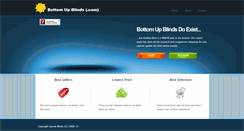 Desktop Screenshot of bottomupblinds.com